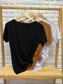 Plus Size T-shirts - 彩色 - 查看 2