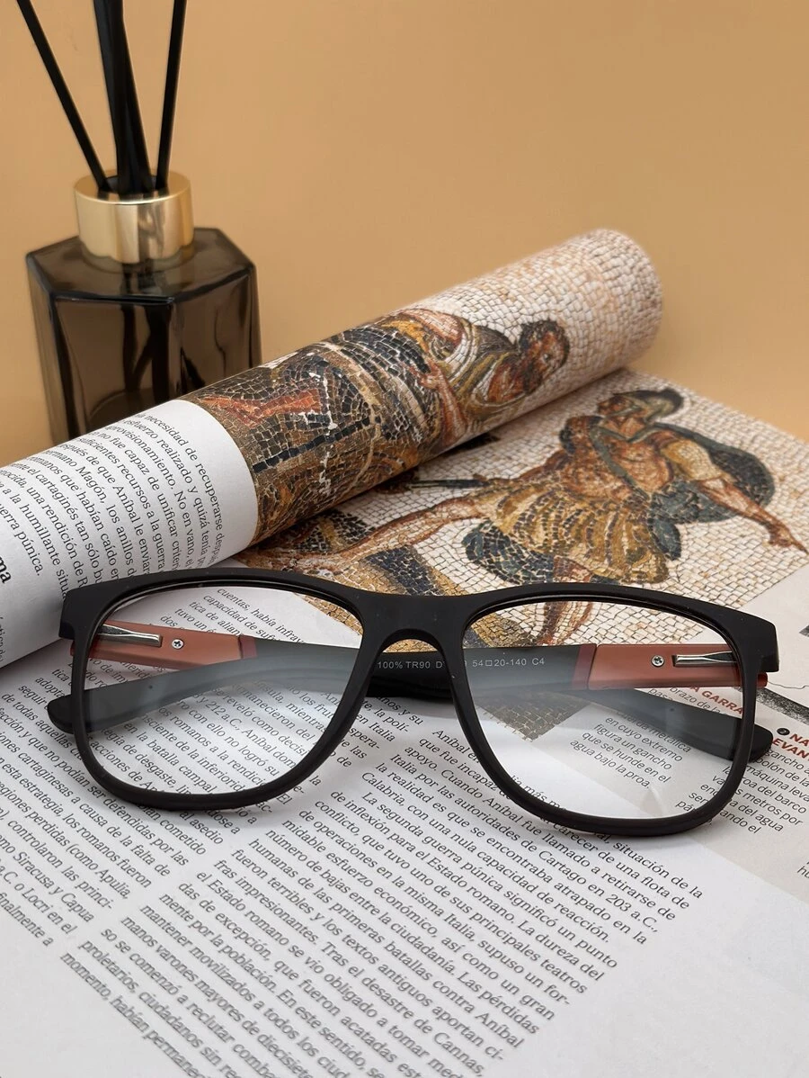 Men Eyeglasses - 鏽棕色 - 查看 1