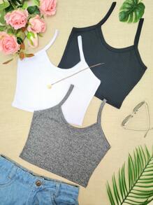 Women Tank Tops & Camis - 深灰色 - 查看 1