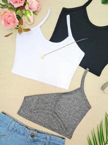 Women Tank Tops & Camis - 深灰色 - 查看 2