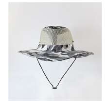 迷彩透氣漁夫帽 - 灰色 - 查看 2