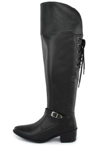 Women Fashion Boots - 黑色 - 查看 3