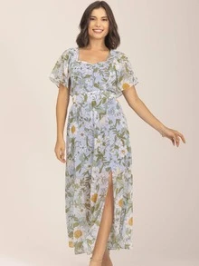 Women Dresses - 藍色 - 查看 5