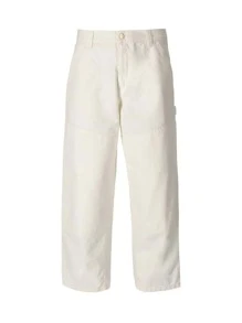 Carhartt Wip Men's Casual Pants WHITE I031393D602 - 白色 - 查看 1