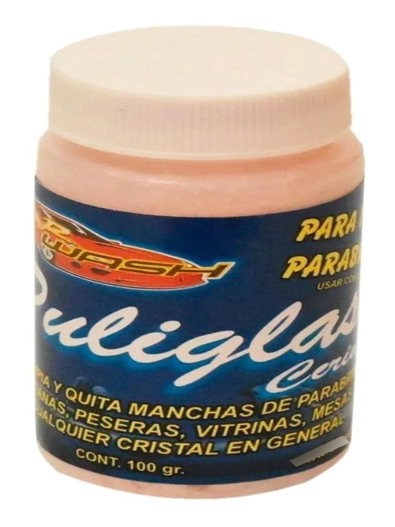 Pulidor De Vidrios Parabrisas Auto Puliglass 100g (1 Pieza) - Beis - Ver 1