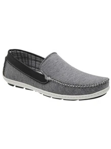 Men Loafers - Grey - View 3