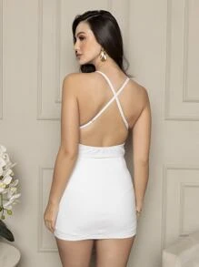 Women Two-piece Outfits - 白色 - 查看 2