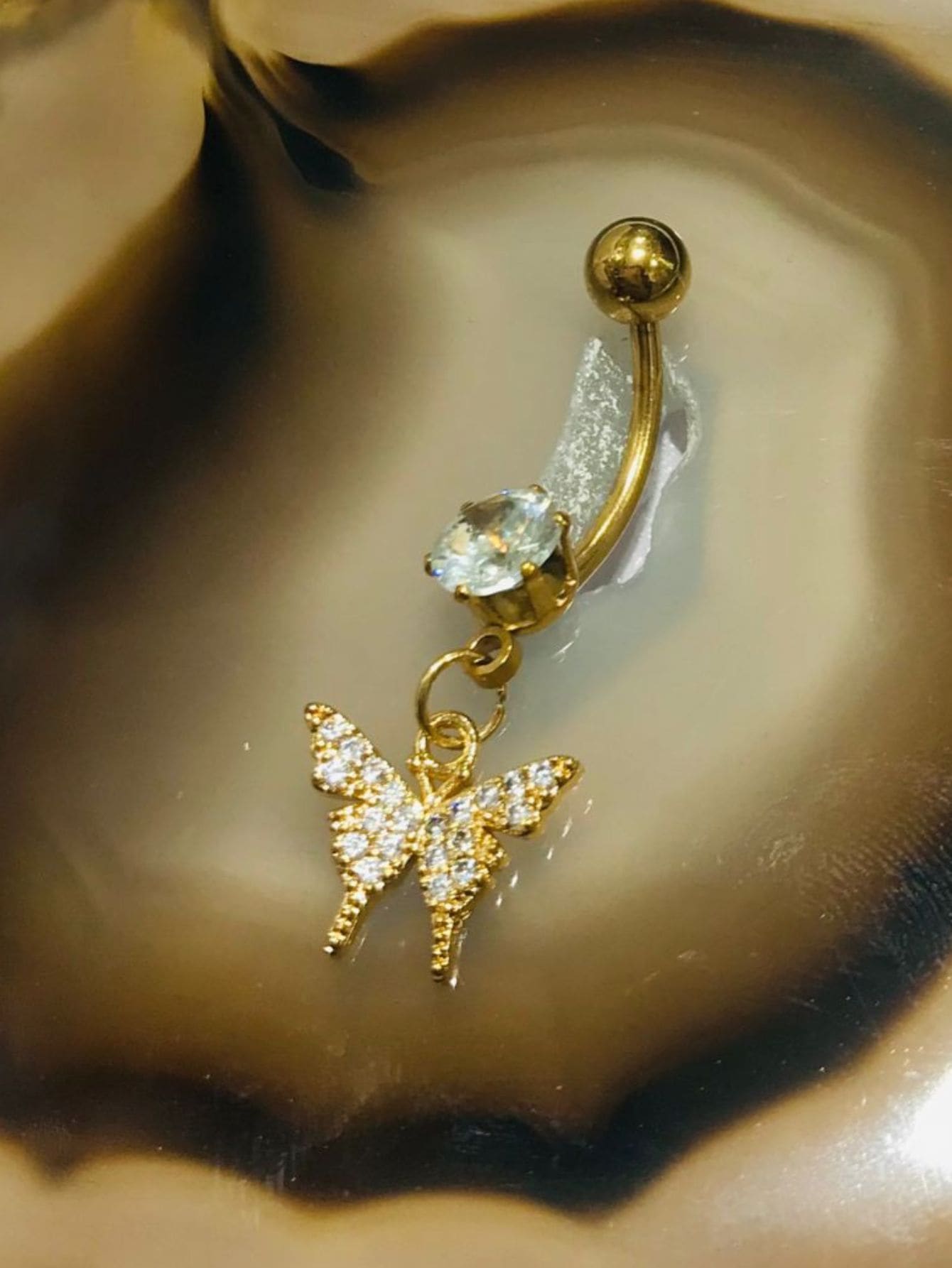 Belly Ring - 金黃色 - 查看 1