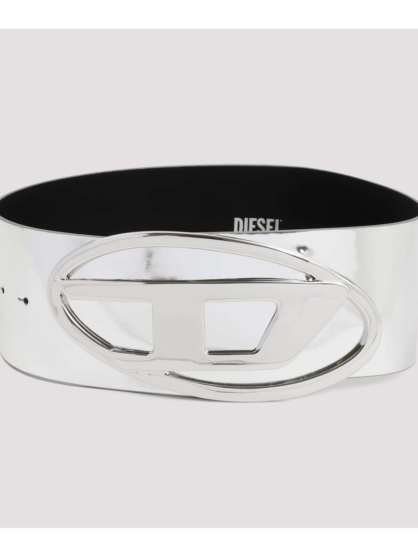 ベルト DIESEL Silver leather belt Argento X08516_PR666_T6083_A.jpg