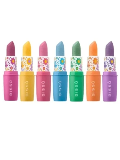 Gama de 7 Labiales Magicos Bissu Cambia dependiendo tu PH a rosa o rojo labial magico Halloween Belleza & Salud Maquillaje , She , pestañas , Cosmética primer