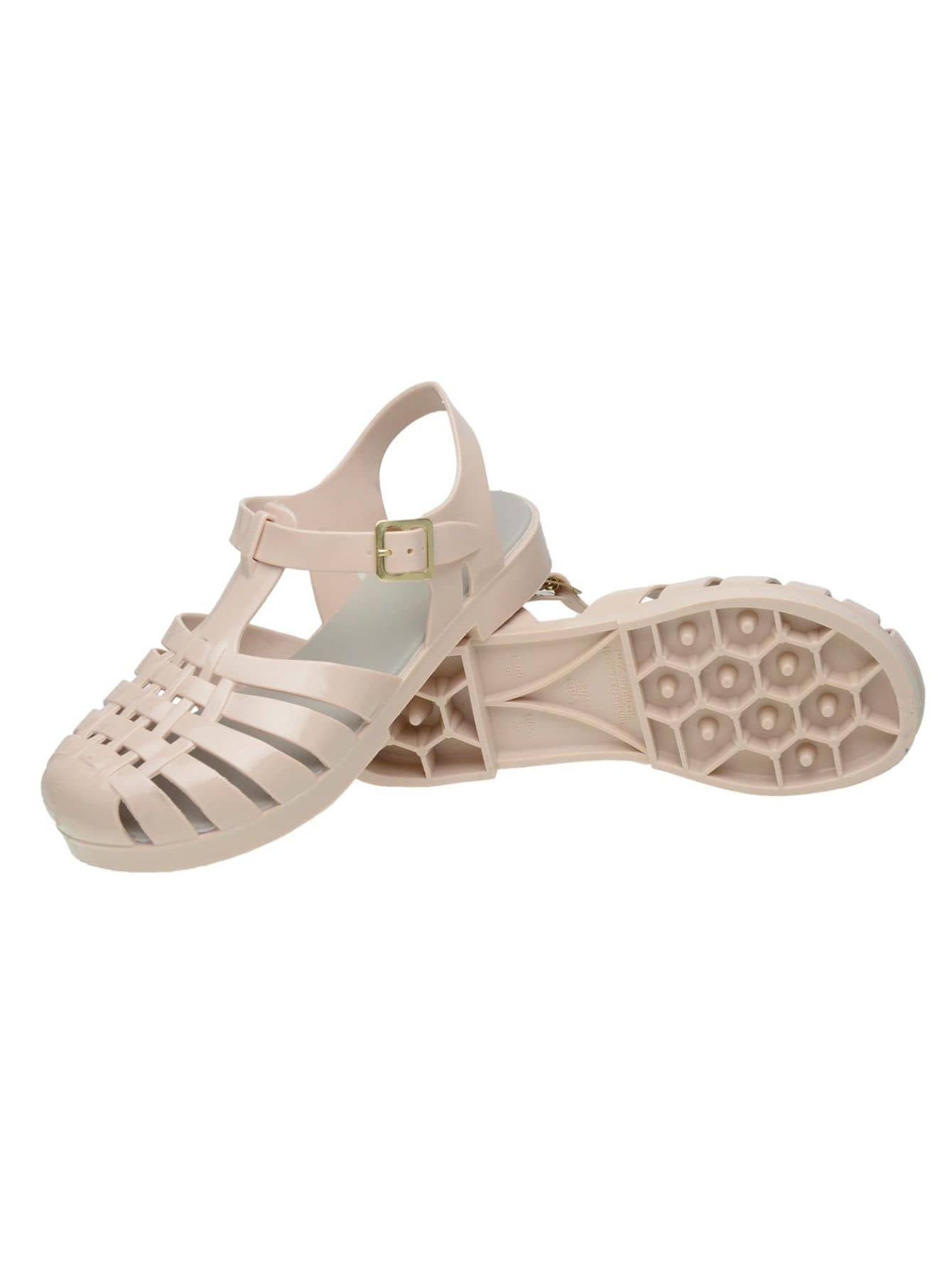 Women Flat Sandals - 米色 - 查看 1