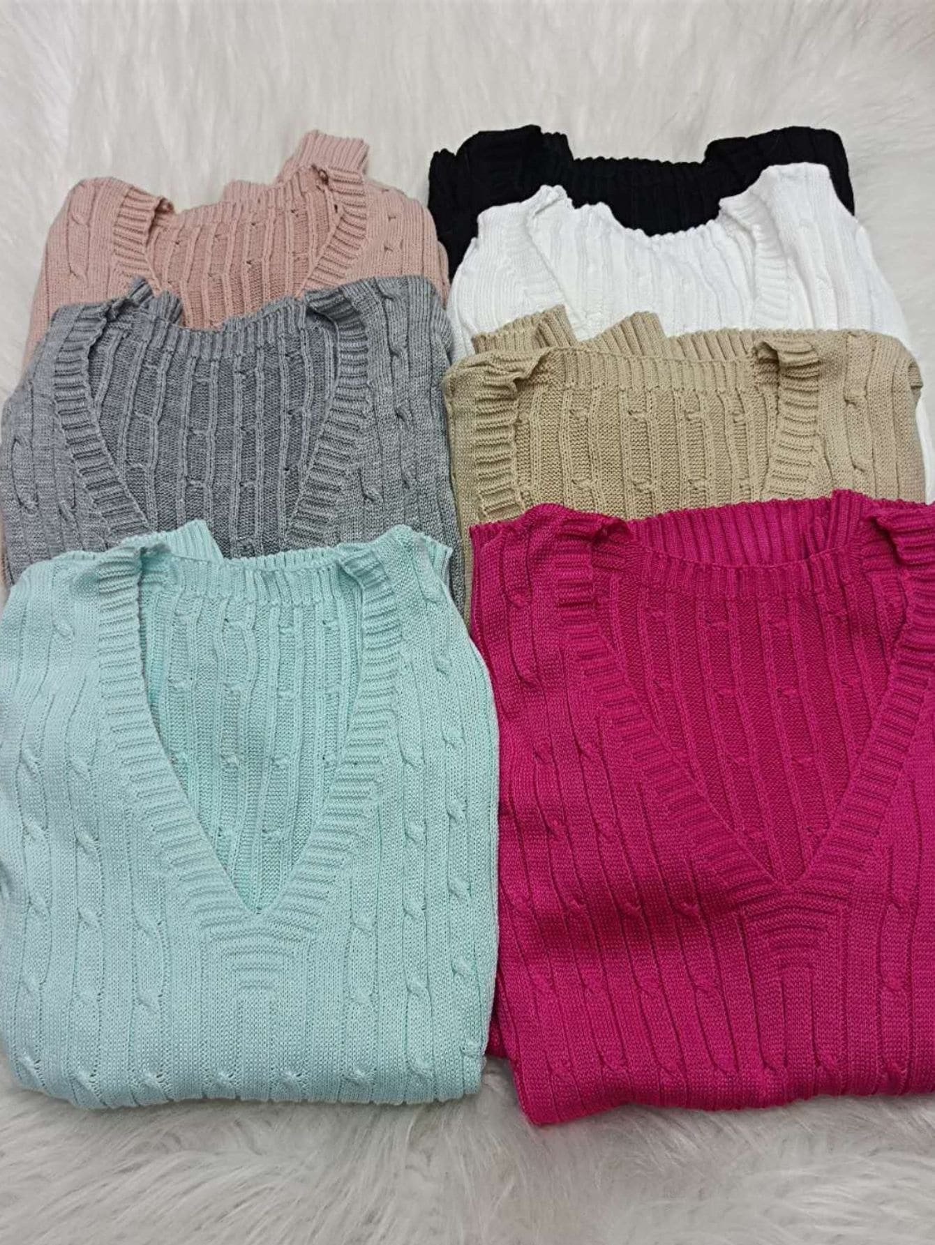 Women Sweaters - 青碧色 - 查看 1