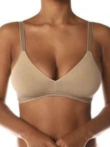 Women Bras & Bralettes - 卡其色 - 查看 1