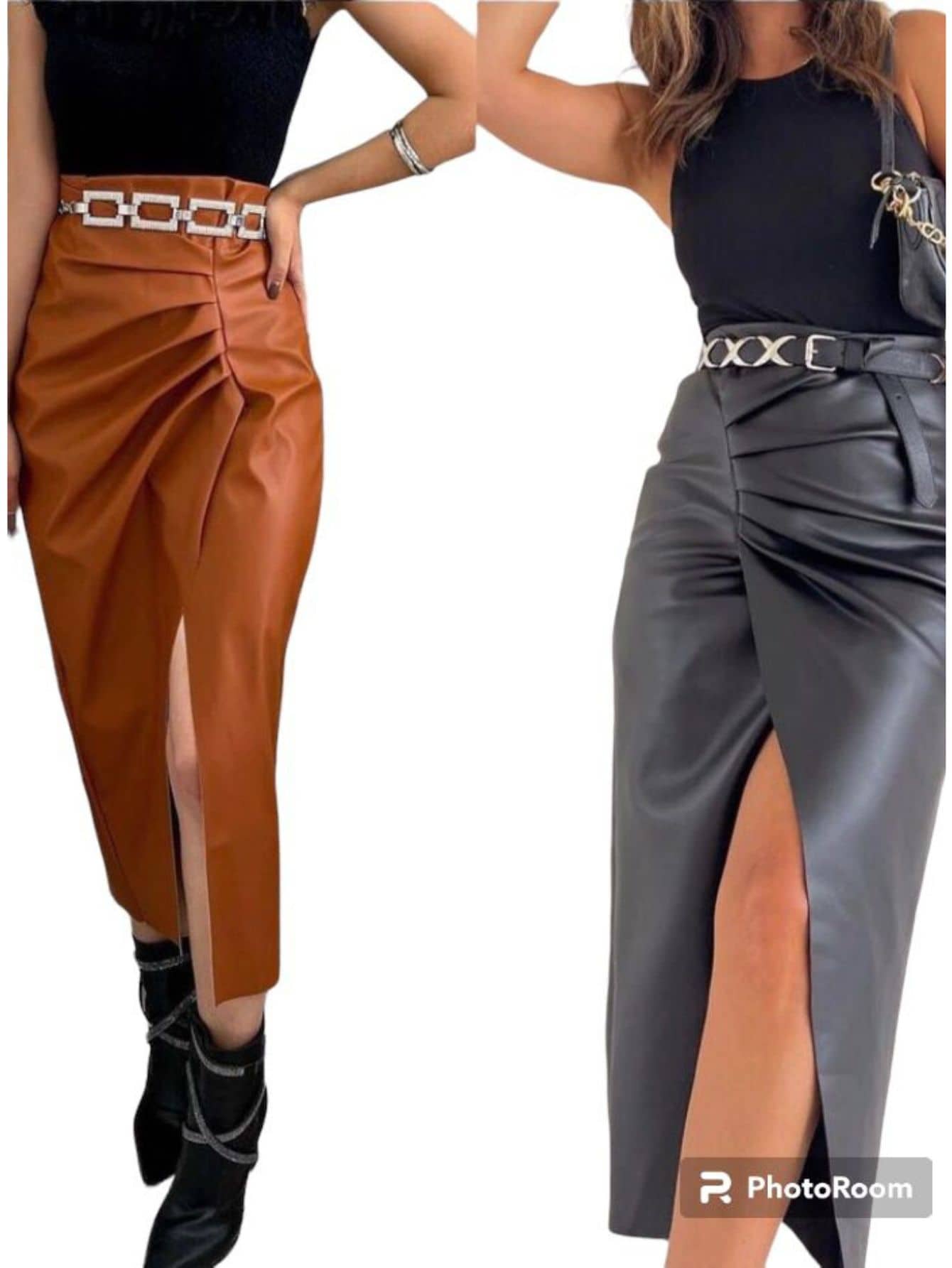 Women Skirts - 摩卡棕 - 查看 1