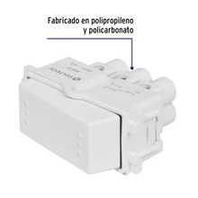 Interruptor de 3 vias linea italiana color blanco volteck apse-eib 48137 - Estrella - Ver 2