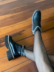 Women Fashion Boots - 黑色 - 查看 5
