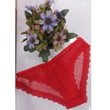 Calzón sexy de encaje - Rojo - Ver 2