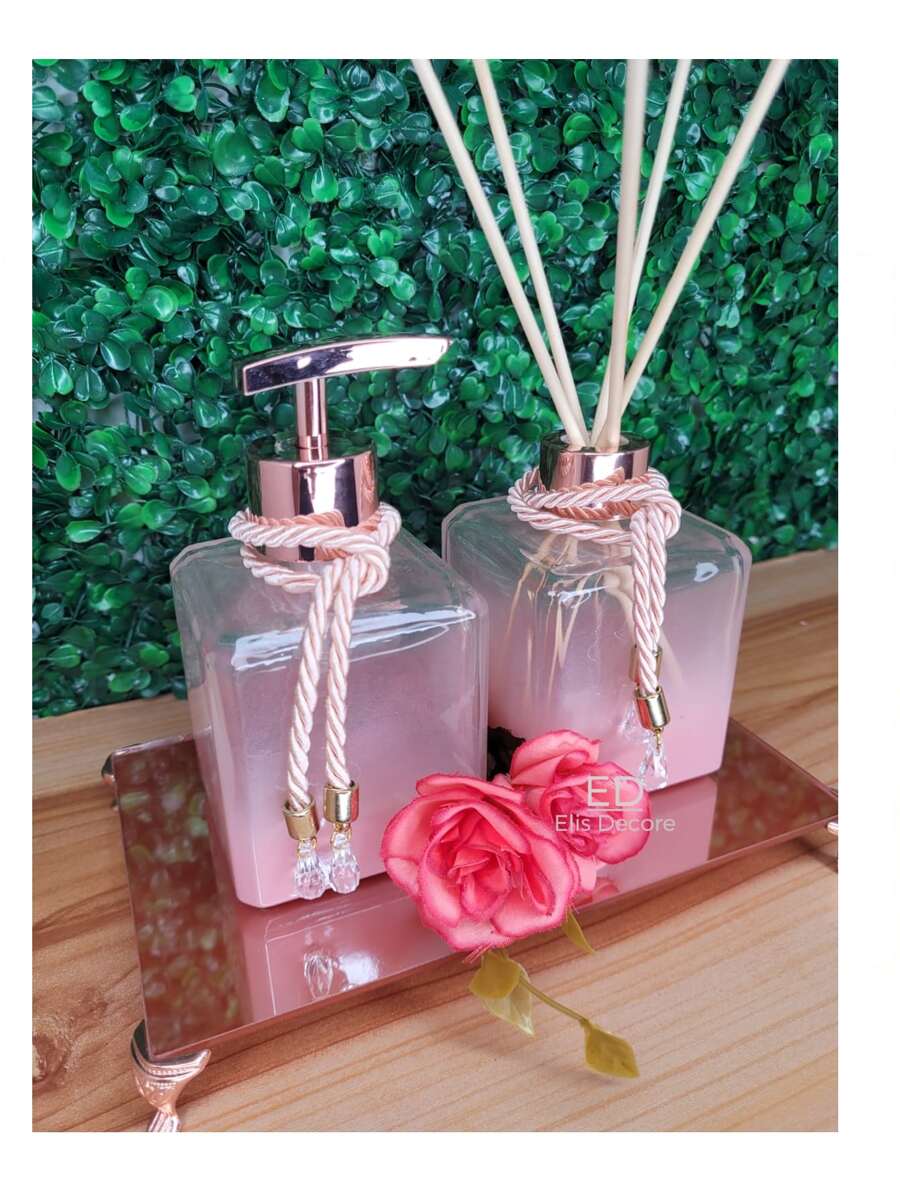 Soap & Lotion Dispenser - 乾枯玫瑰色 - 查看 1