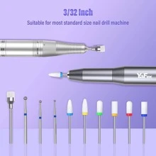 Đầu sơn móng tay nghệ thuật , 10 cái Sứ Làm móng chuyên nghiệp Mũi khoan Đối với phụ nữ - Nhiều màu - Xem 2