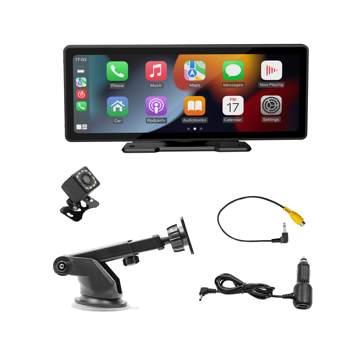 9 3 inch mirror monitor video carplay android wireless mirror link