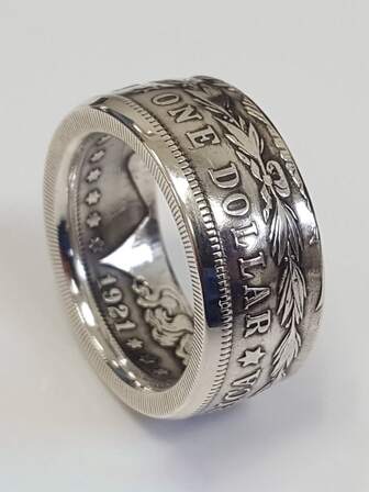 1入組時尚戒指適合男士派對首飾類禮品