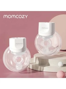 MOMCOZY S12 Pro Hands Free Breast Pump, 24mm Wearable Electric Breast Pump - 白色 2 件裝 - 查看 1