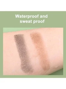 髮際線粉末狀前額寺廟填充物影修復頭髮工具 - 棕色 - 查看 5