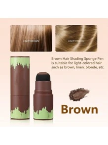 髮際線粉末狀前額寺廟填充物影修復頭髮工具 - 棕色 - 查看 9