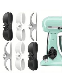 Đa dụng Cá chỉnh lý dây , Phích cắm , Keo dán Móc áo , Cuộn Dây cáp Đối với Điện Thiết bị gia dụng - trắng - Xem 1