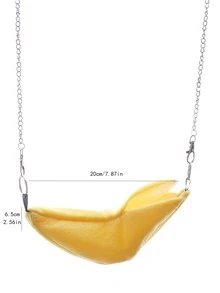 1pc Random Color Hamster Banana Bed Sleeping Bag Hammock - Multicolor - View 3