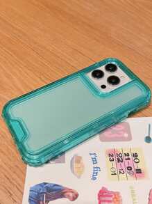 3三合一透明防摔手機殼相容 iPhone 15/15Pro/15Plus/15Promax - 薄荷綠 - 查看 10