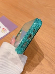 3三合一透明防摔手機殼相容 iPhone 15/15Pro/15Plus/15Promax - 薄荷綠 - 查看 9