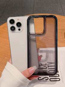 in 1 เคสโทรศัพท์ใสป้องกันการล่มสลายเข้ากันได้กับ iPhone 15/15Pro/15Plus/15Promax - สีดำ - ดู 2