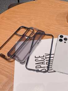 in 1 เคสโทรศัพท์ใสป้องกันการล่มสลายเข้ากันได้กับ iPhone 15/15Pro/15Plus/15Promax - สีดำ - ดู 5