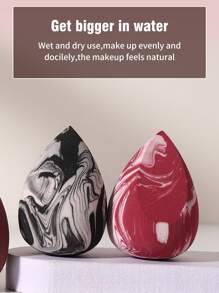 4 Stück Make-up Schwämme, geeignet für Creme & Puder Concealer, lose Puder Make-up Applikator, Make-up, günstig, Raumdekoration, Schminktisch, Reise, Schlafzimmer, Make-up Zubehör, Puder, Make-up Blender, Puder Puff, Make-up Schwamm