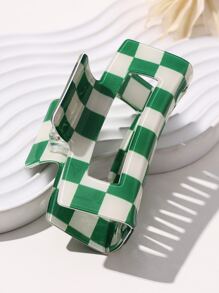 1 قطعة مشبك شعر مربع أنيق مجوف أخضر للنساء عالي الجودة، مشبك متعدد الاستخدامات أنيق وحلو، قوي ومانع للانزلاق، قطعة رأس عصرية، مناسب لأعياد القديس باتريك وعيد الفصح وغيرها من المناسبات والحفلات والاستخدام اليومي والهدايا، إكسسوارات شتوية للشعر للنساء