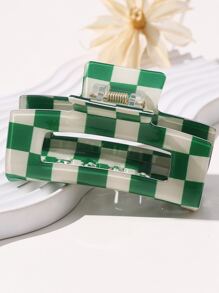 1 قطعة مشبك شعر مربع أنيق مجوف أخضر للنساء عالي الجودة، مشبك متعدد الاستخدامات أنيق وحلو، قوي ومانع للانزلاق، قطعة رأس عصرية، مناسب لأعياد القديس باتريك وعيد الفصح وغيرها من المناسبات والحفلات والاستخدام اليومي والهدايا، إكسسوارات شتوية للشعر للنساء