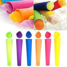 6pcs Diy Silicone Ice Cream Bar Molds, Ice Cream Lolly Makers, Popsicle Molds Back To School