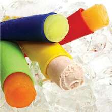 6pcs Diy Silicone Ice Cream Bar Molds, Ice Cream Lolly Makers, Popsicle Molds Back To School