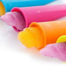 6pcs Diy Silicone Ice Cream Bar Molds, Ice Cream Lolly Makers, Popsicle Molds Back To School