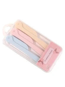 3入組/套彩色不銹鋼眉毛剃須刀 - 彩色 - 查看 2