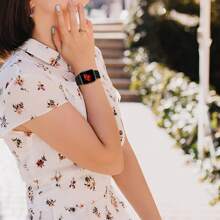 4入組中性可調節編織尼龍一片式扣飾錶帶49/45/44/42/41/40/38mm適用於Apple WatchUltra/SE/8/7/6/5/4/3/2/1 - 彩色 - 查看 5