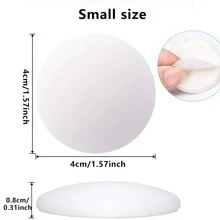 5PCS Door Stopper Silicone Anti-Shock Protection Wall Protector Pad Handle Bumpers Self Adhesive Mute Porte Pad Home Improvement - White - View 7