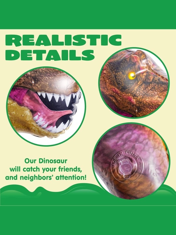 JOYIN TRex Dinosaur Inflatable, Tyrannosaurus Rex Inflatable Dinosaur