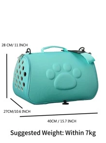 Mochila portadora para mascota teddy gato jaula portátil Bolso para gatos con con tira de mascota suministros - Champán - Ver 7