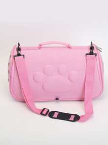 Mochila portadora para mascota teddy gato jaula portátil Bolso para gatos con con tira de mascota suministros - Champán - Ver 5