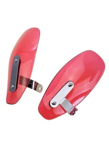 1 set Guardia rojo motocicleta mano - Rojo - Ver 2