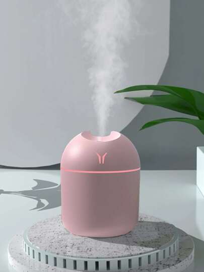 Chimexhy  1 pieza Mini humidificador USB de escritorio de plástico, dispositivo de hidratación de atomizador de escritorio portátil sólido moderno para dormitorio, viaje, oficina, hogar