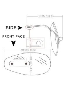 1 set Guardia rojo motocicleta mano - Rojo - Ver 8