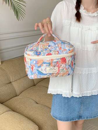 Große Kapazität Make-up Tasche, Kosmetiktasche für Mädchen, tragbare Damen Kosmetiktasche, Reisetasche, Badezimmer Waschbeutel, Make-up Taschen, Make-up Organizer, Aufbewahrung für Make-up